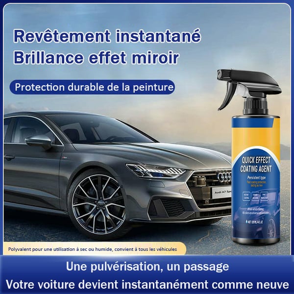 Agent de revêtement à action rapide en spray pour voiture