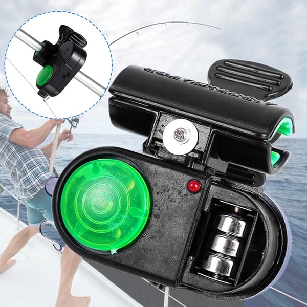 Détecteur de touche de pêche avec lumière LED