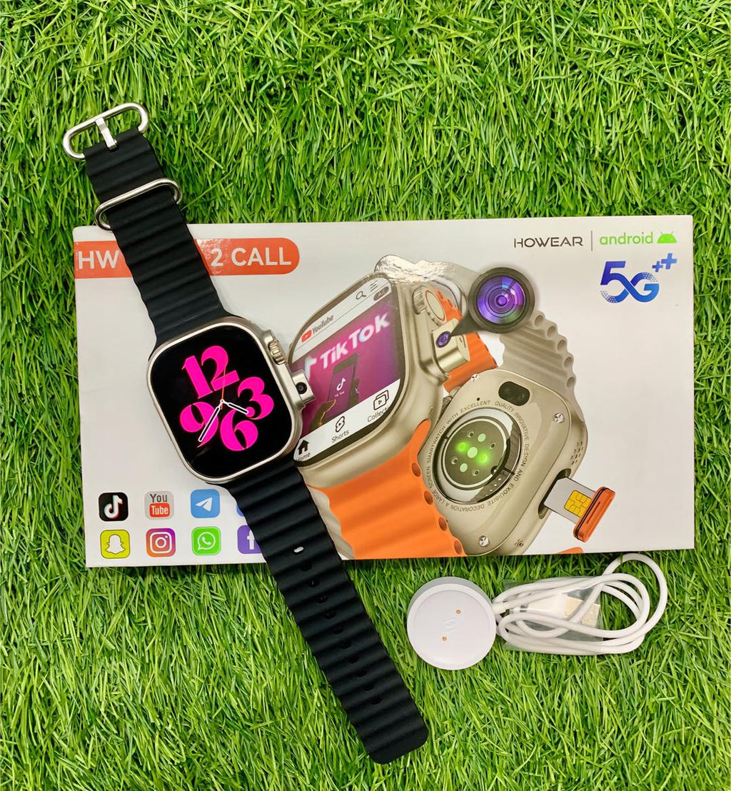 Montre Originale HW ultra 2 call 5g avec  Caméra et Puce