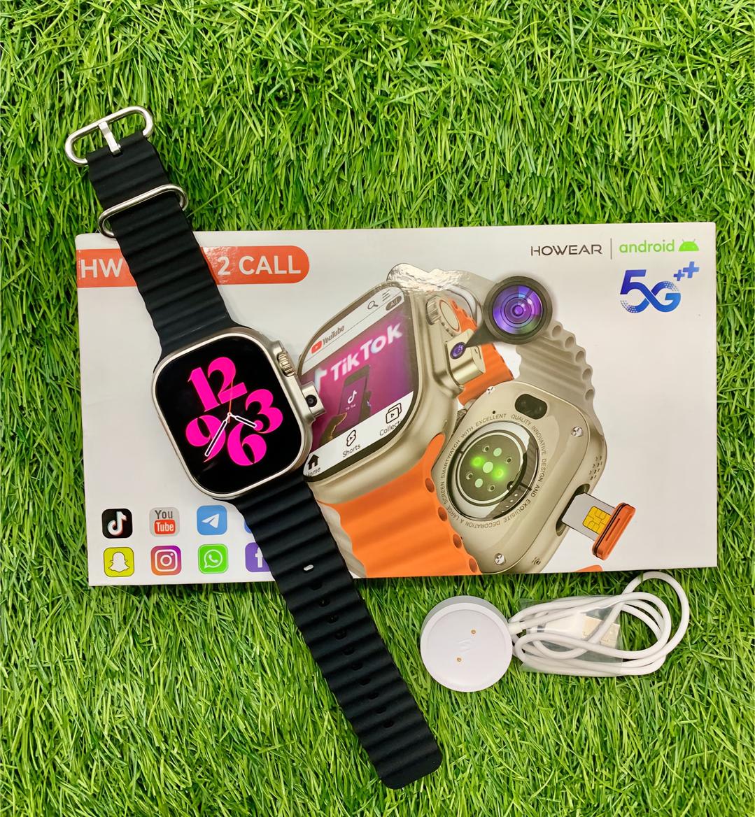 Montre Originale HW ultra 2 call 5g avec  Caméra et Puce
