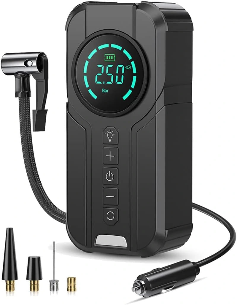 Pompe à air électrique pour gonfler les pneus, portable, 6000mAh,