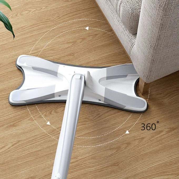 balai mop X papillon avec rotation  360°