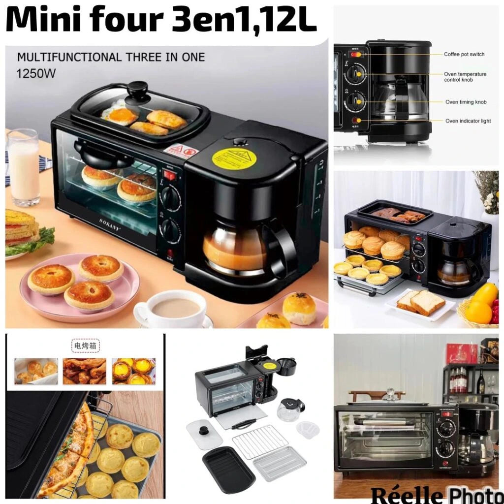 Super Four 3 En 1  12L - Votre Allié Culinaire Ultime