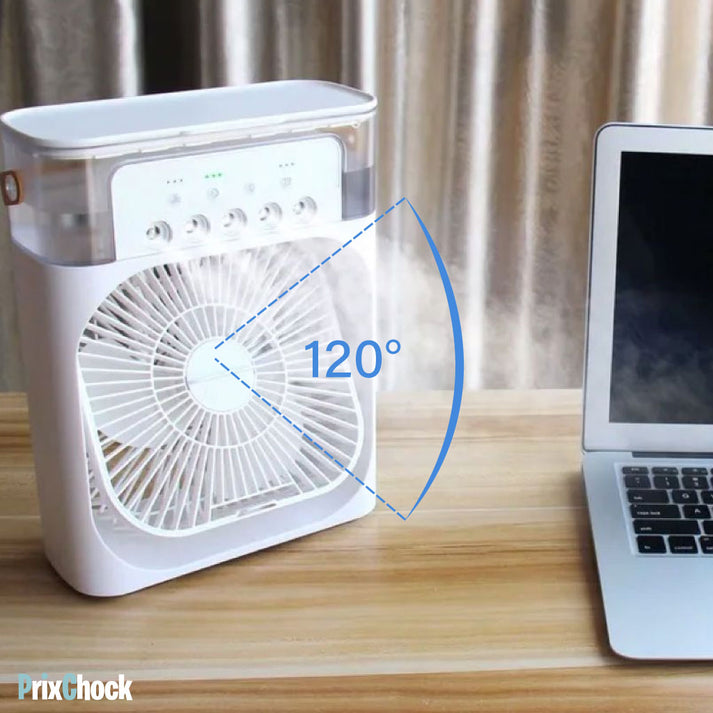 MINI VENTILATEUR 3 EN 1 PORTABLE