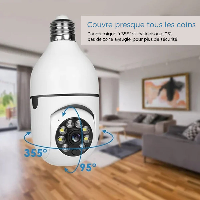 Caméra sans fil intelligente 360°