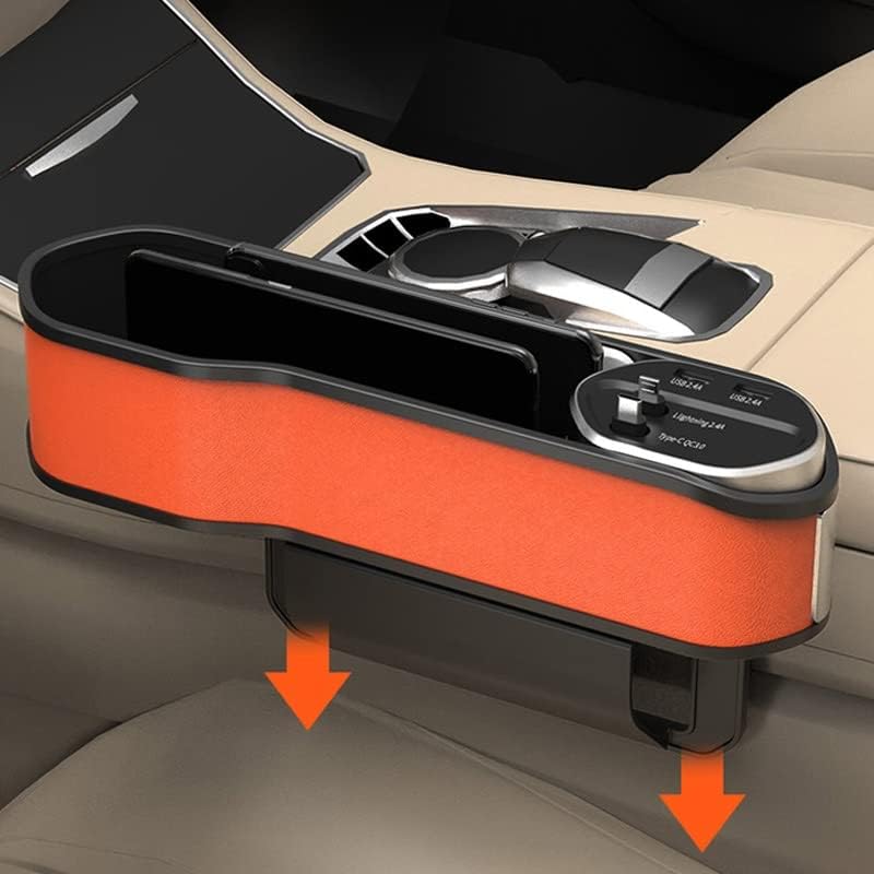 Organisateur de Voiture Multifonction avec Chargeur Sans Fil et Ports USB