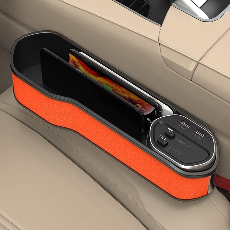Organisateur de Voiture Multifonction avec Chargeur Sans Fil et Ports USB