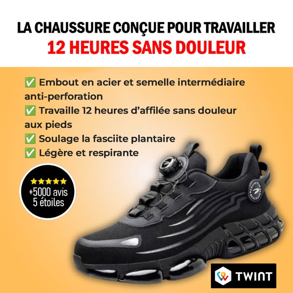 TECKRS™ MAX ONE S3 : Sécurité & Confort 12h Non-Stop