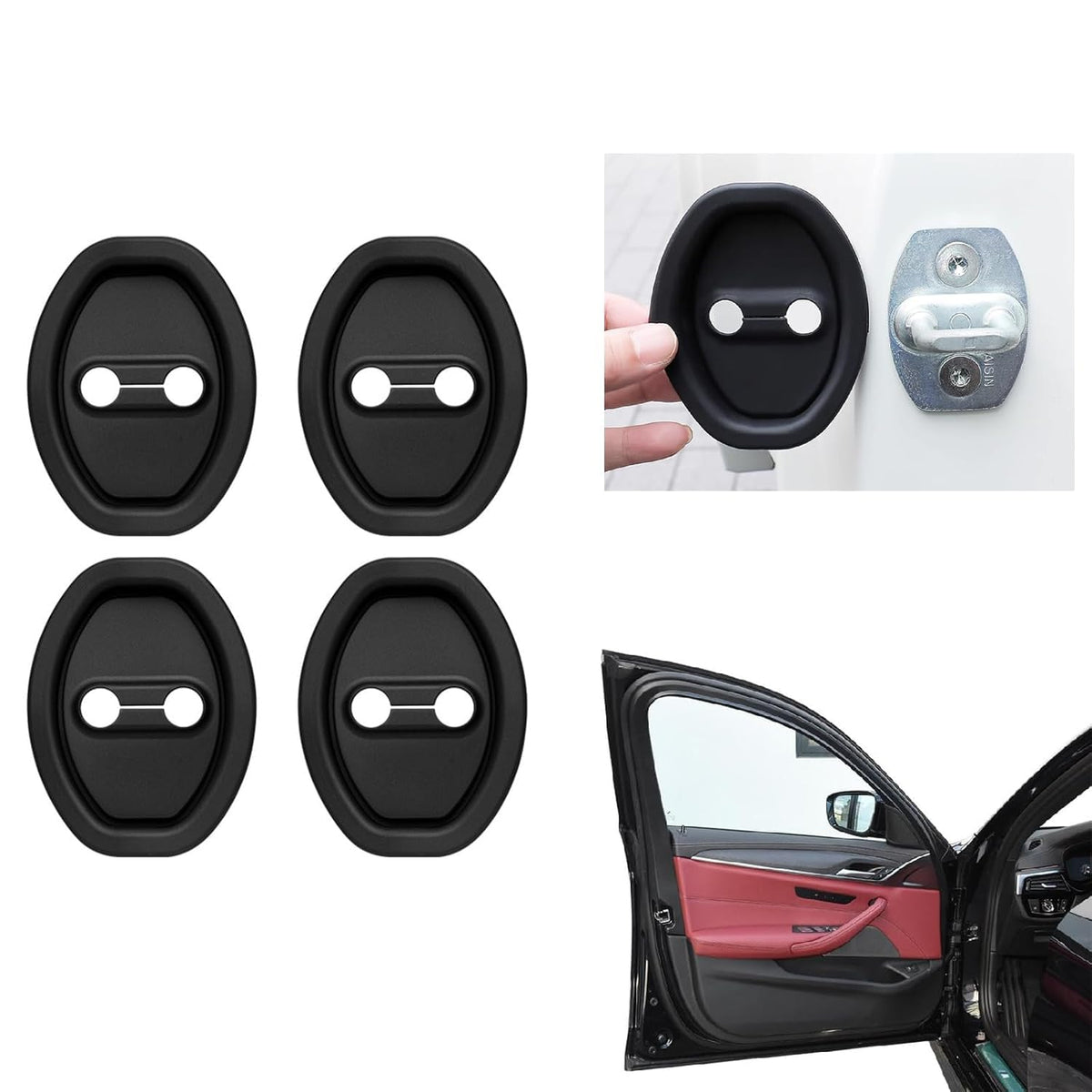Couvercle en silicone pour serrure de porte de voiture
