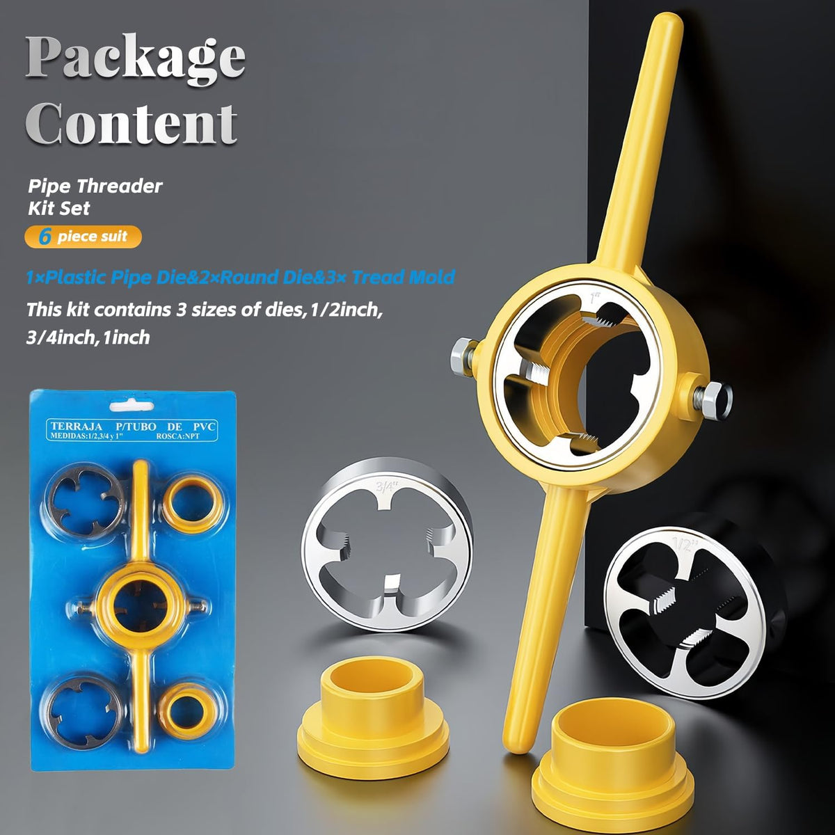 Kit de Taraudage Manuel PVC