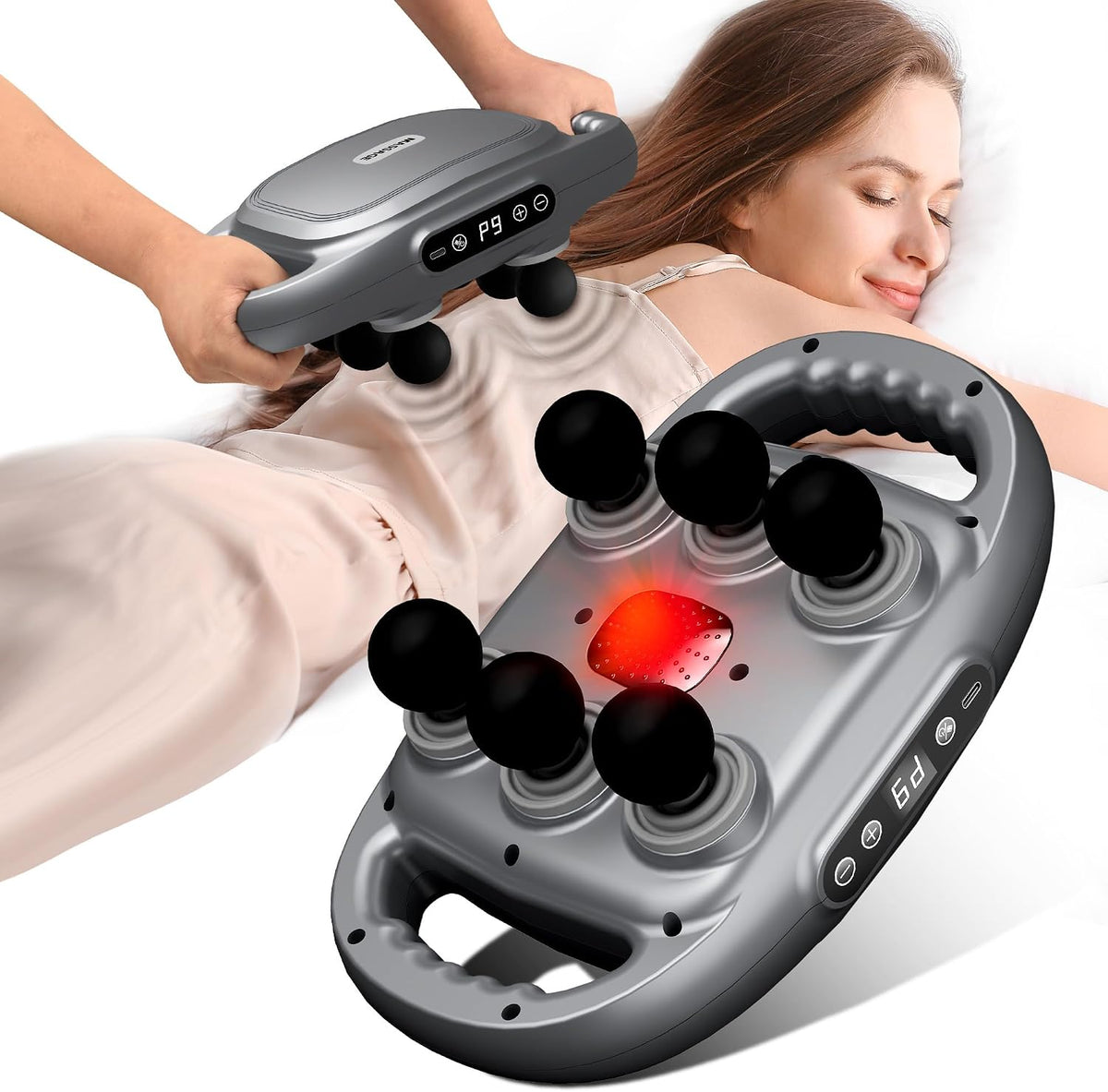 Masseur à 6 têtes électrique
