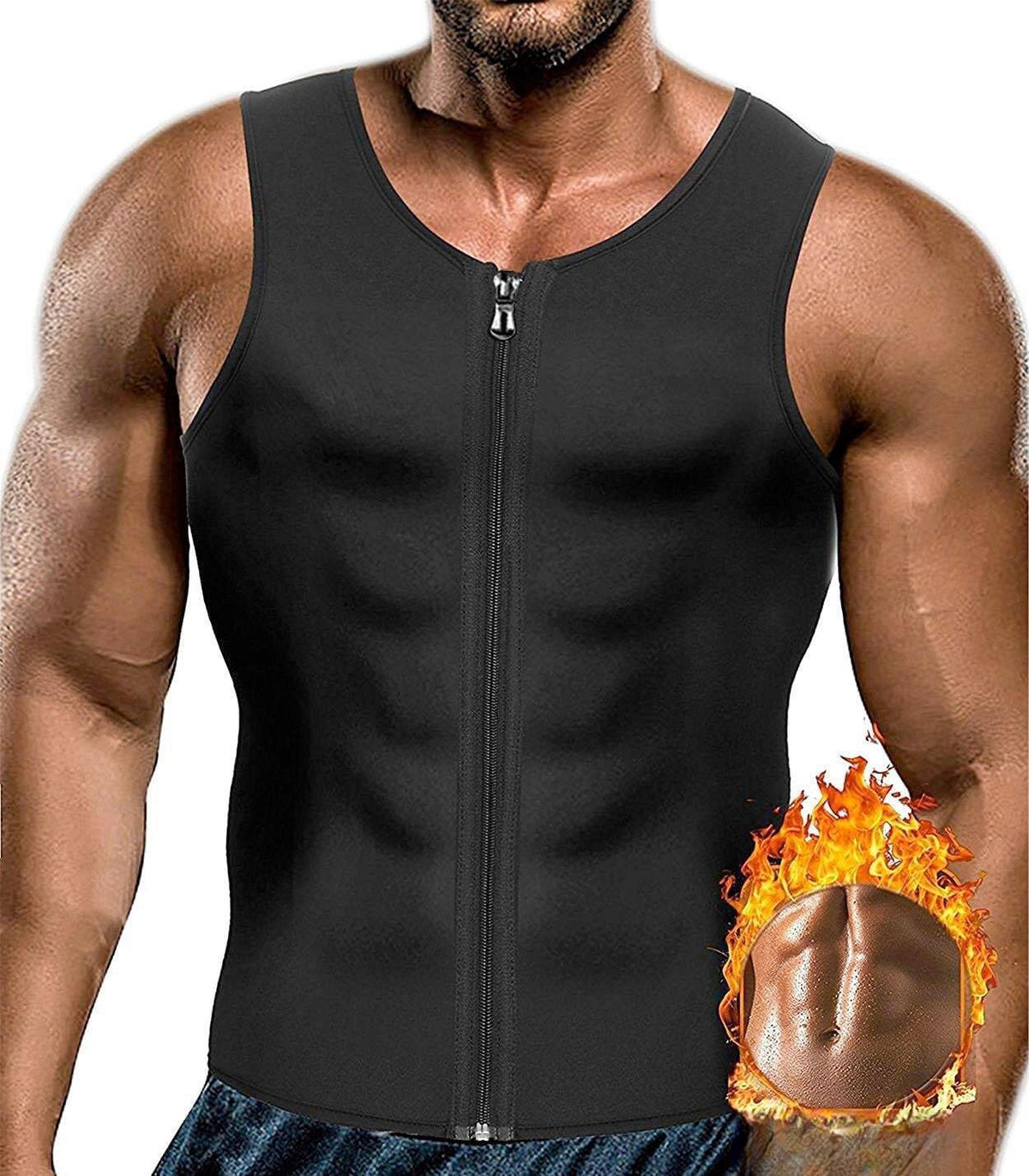Gilet de sauna pour homme amincissant