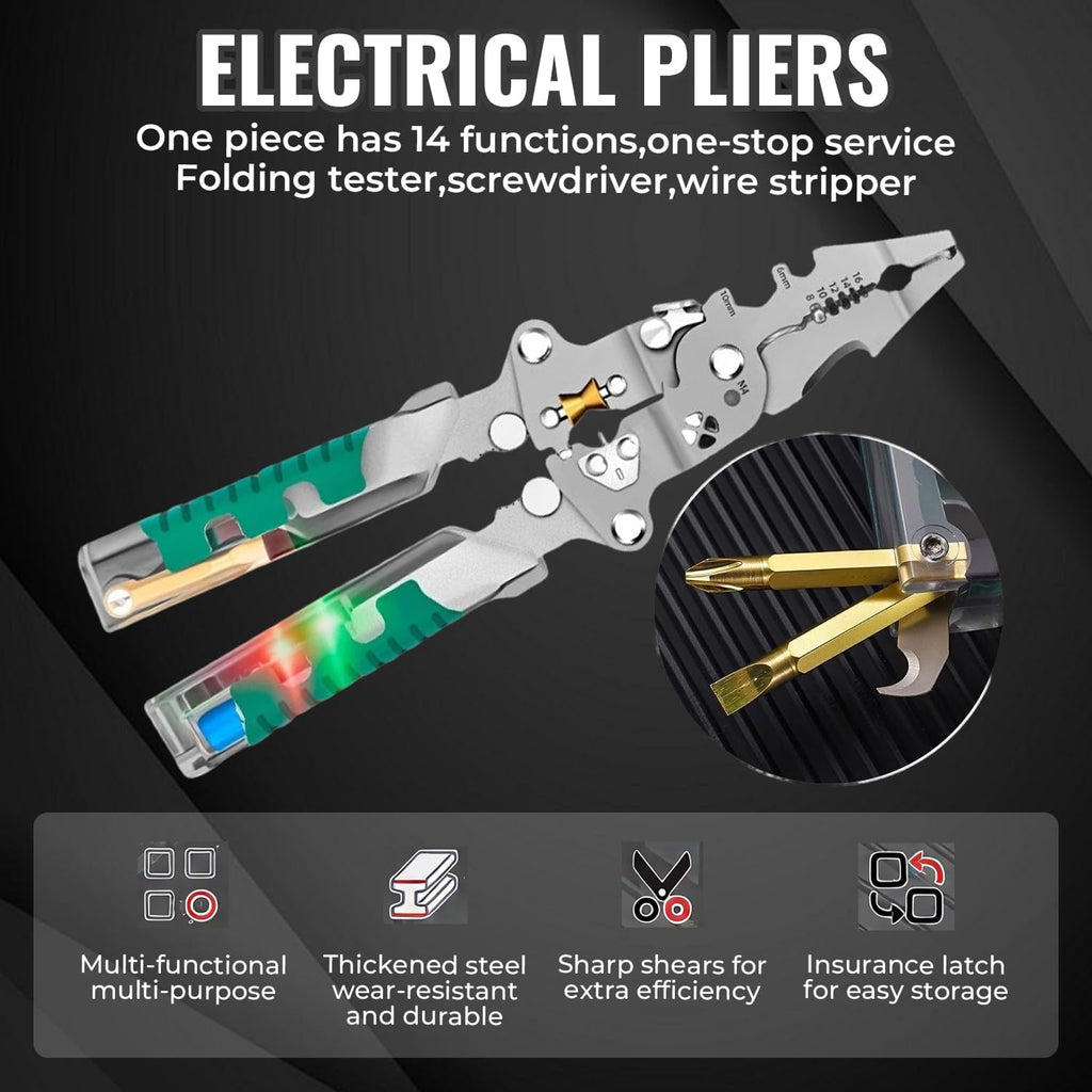 VOLTEX™ | Pince À Dénuder Électrique 8 En 1