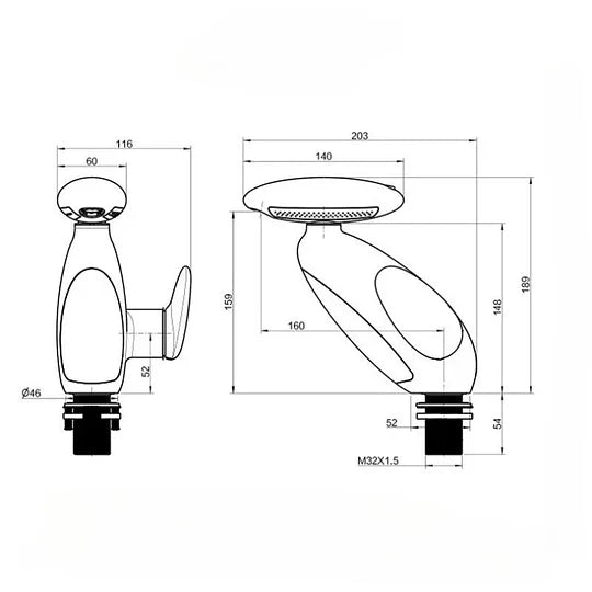 Robinet de salle de bain intelligent à LED