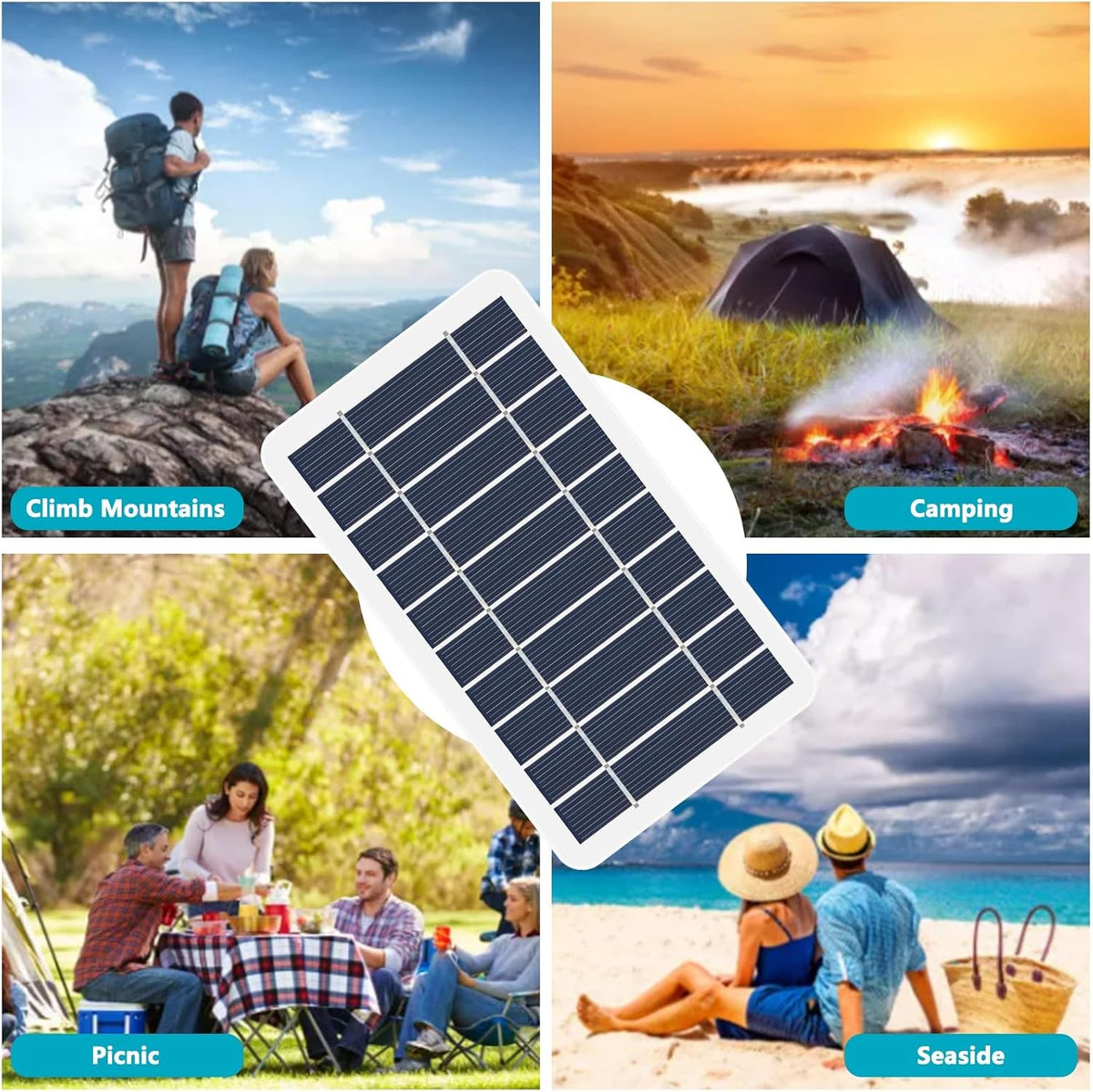 🔥BLACK FRIDAY🔥Panneau solaire USB portable