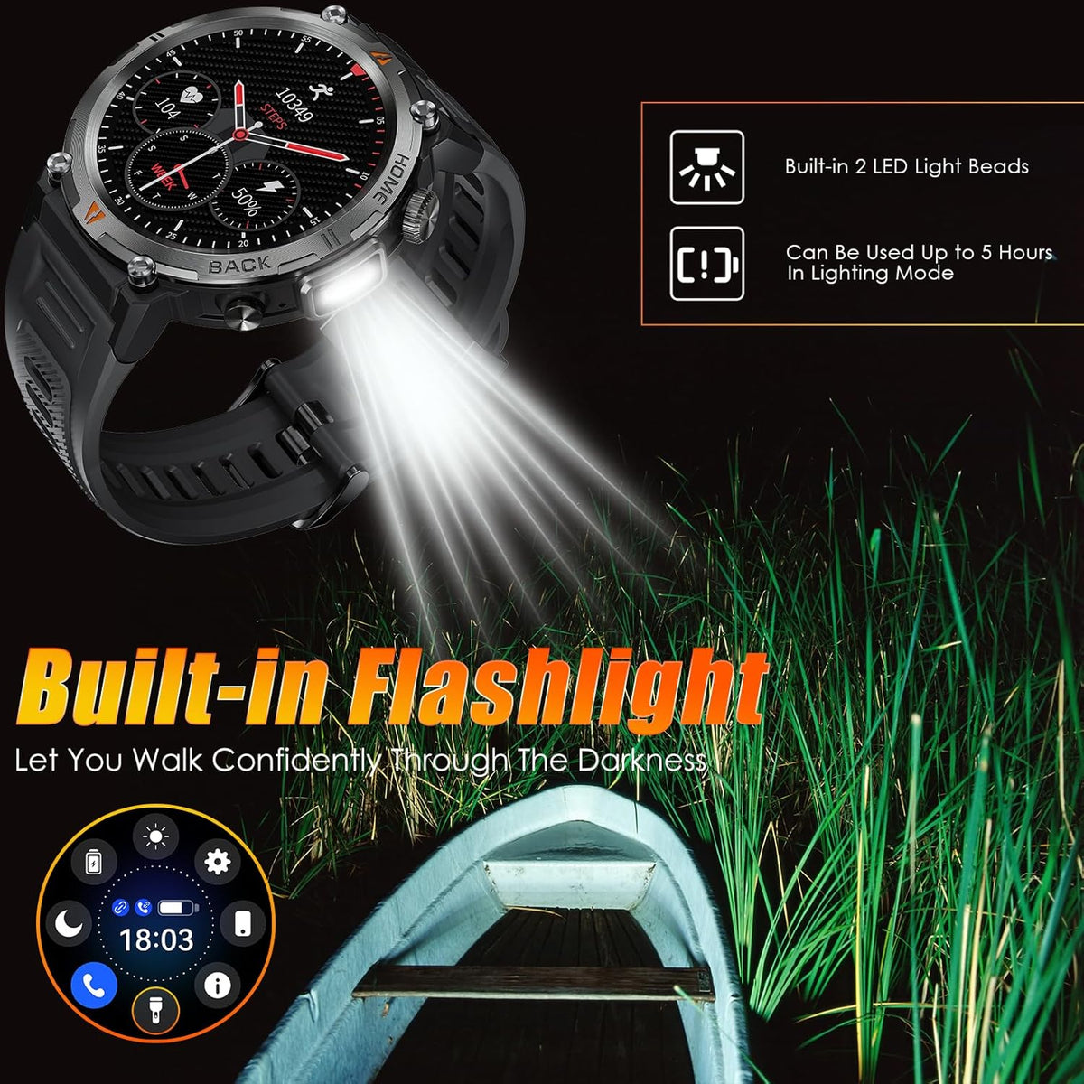 Montre connectée EIGIIS KE3 pour hommes