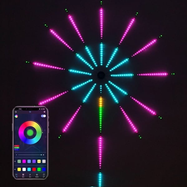 🔥 promo 48h🔥Lumières LED de feux d'artifice intelligentes