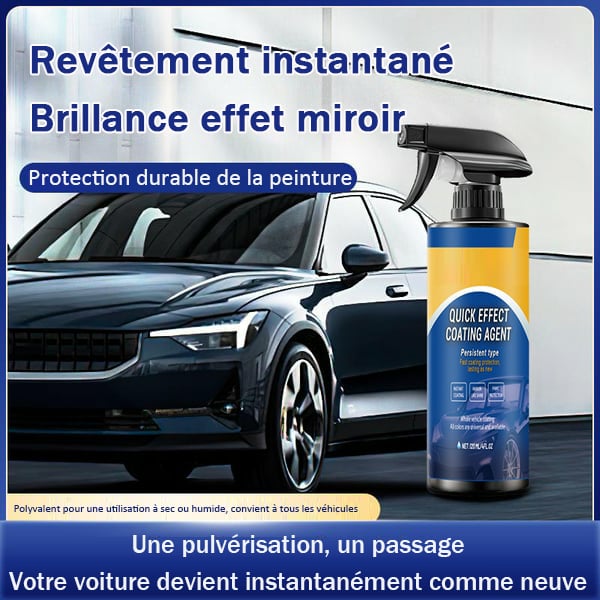 Agent de revêtement à action rapide en spray pour voiture