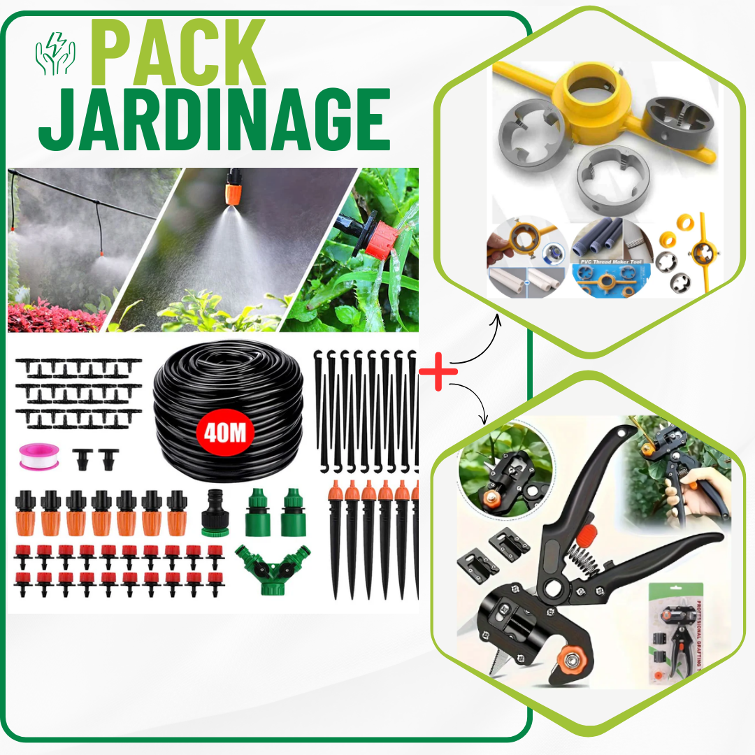 PACK JARDINAGE EN PROMO OFFRE VALABLE AUJOURD'HUI SEULEMENT !