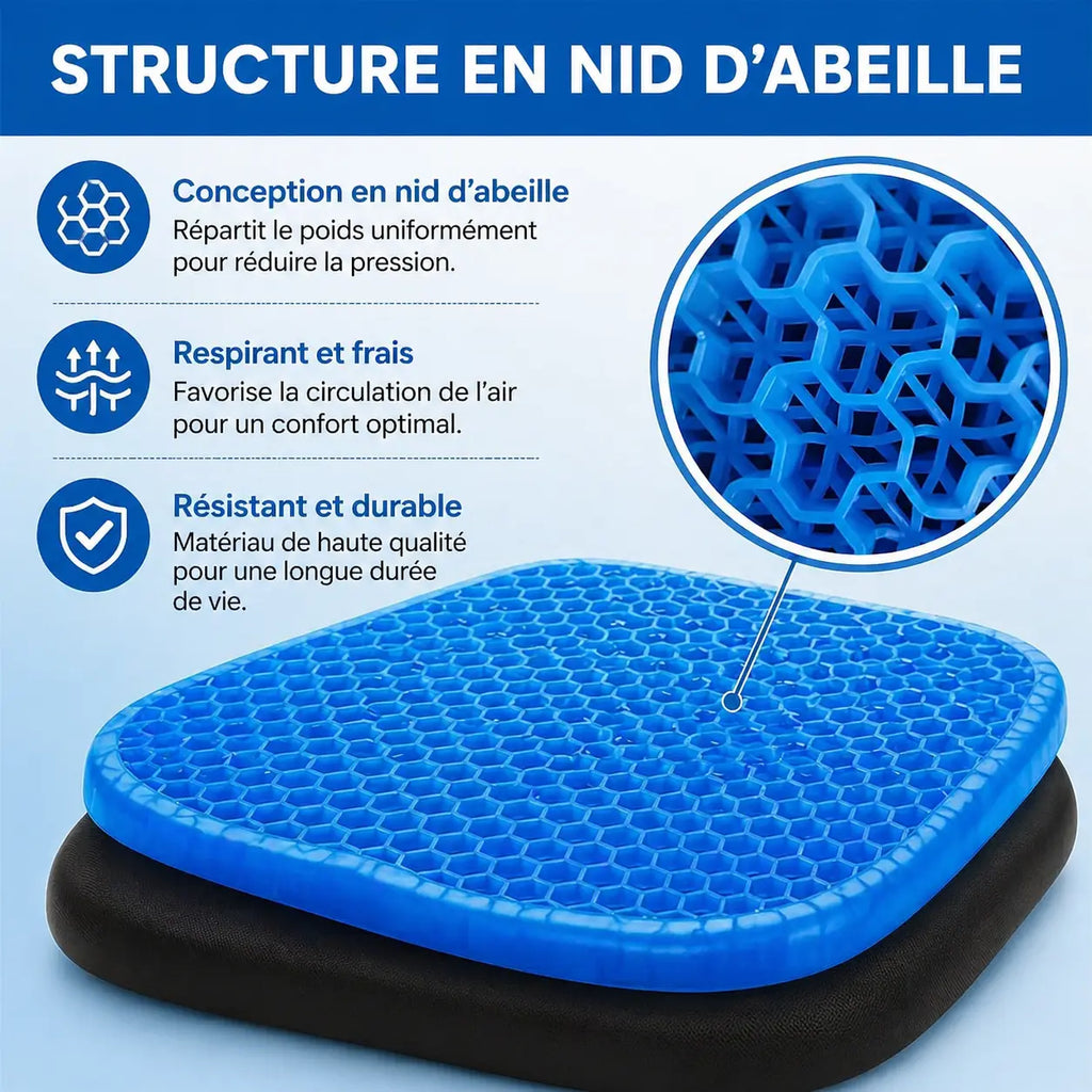 Coussin en Gel Ergonomique