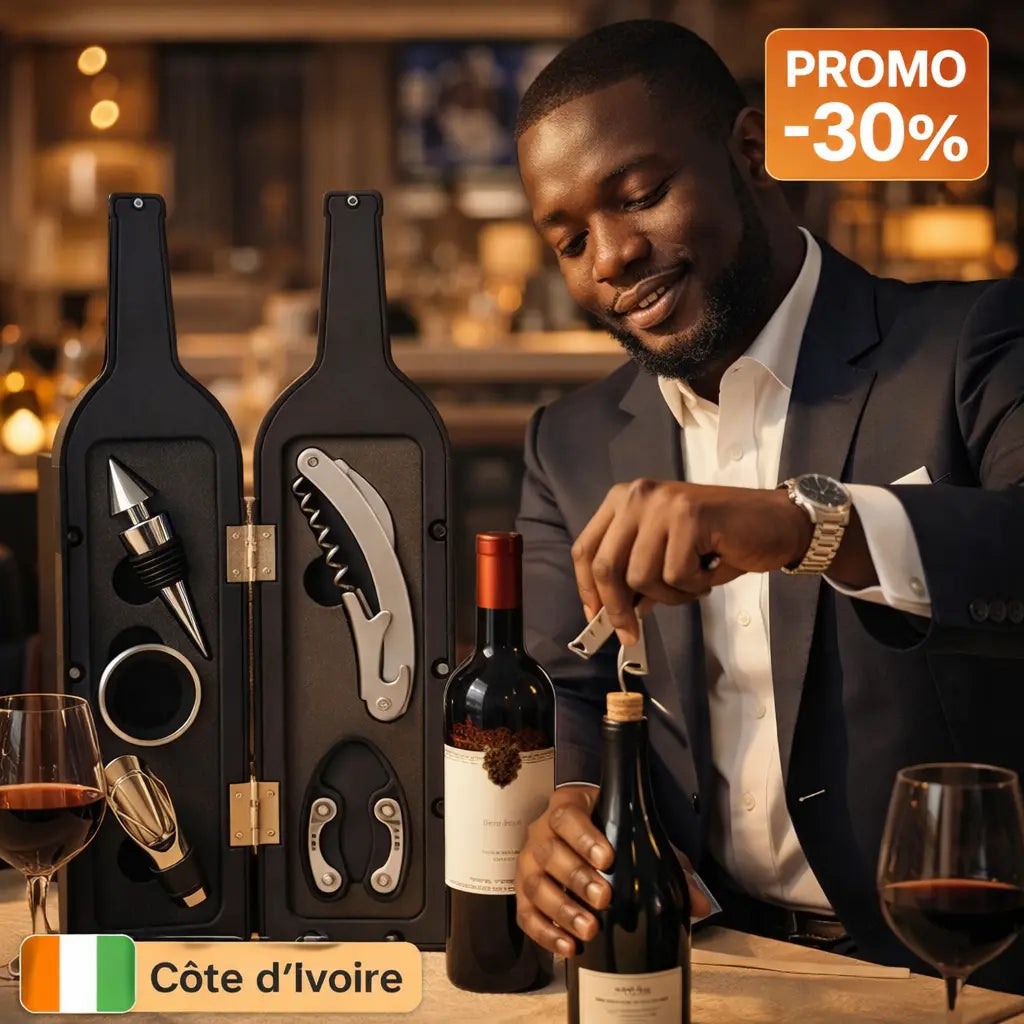 Ensemble d'ouvre-bouteilles de vin Outil de luxe