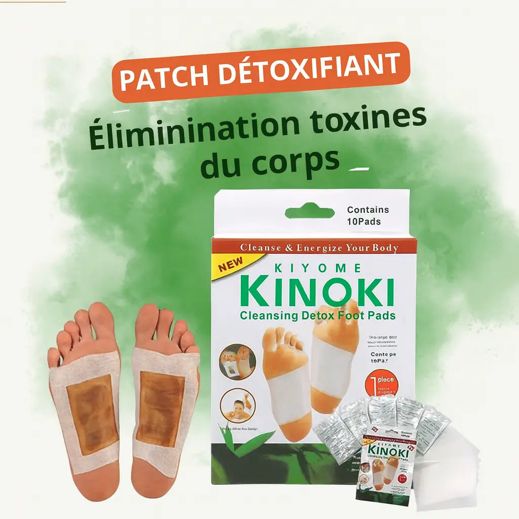 Patchs détoxifiants pour les pieds Kinoki