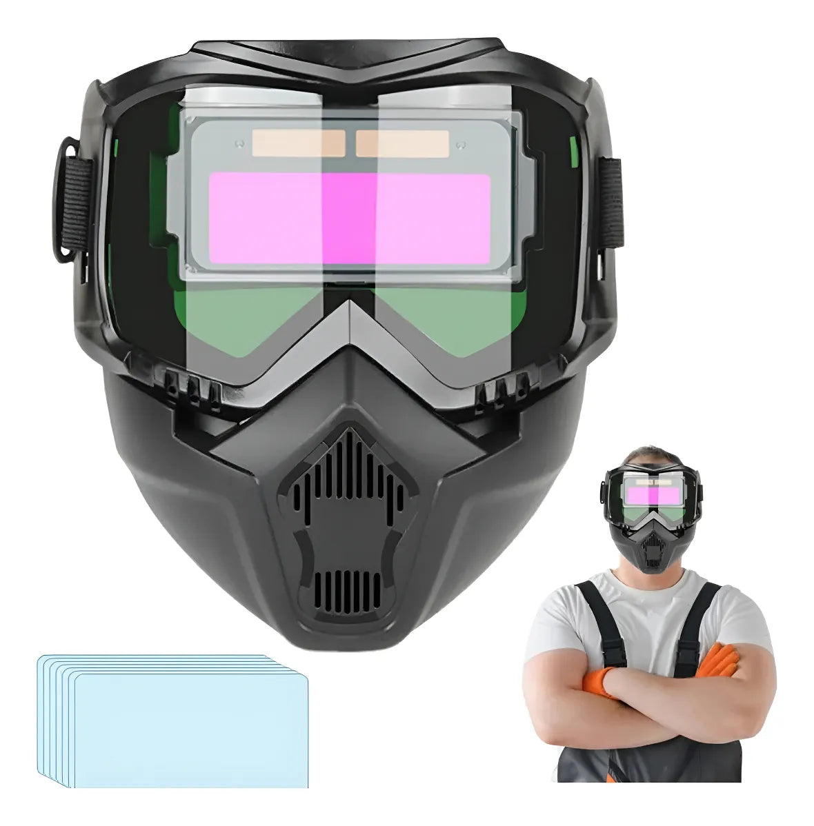 Casque de soudage à obscurcissement automatique
