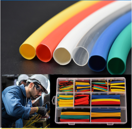 Kit de gaines thermorétractables en fil (350 pièces)
