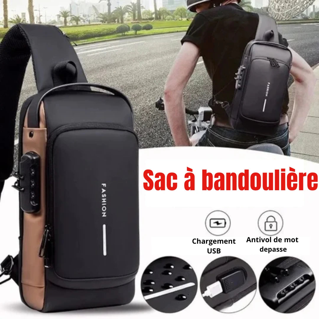 Sac à bandoulière unisexe