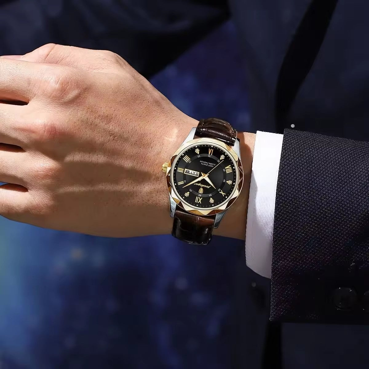 Montre de Luxe POEDAGAR 615 pour Homme