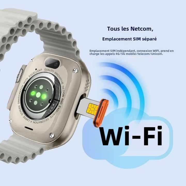 Montre intelligente avec Caméra et Puce Tout-en-un (Originale)