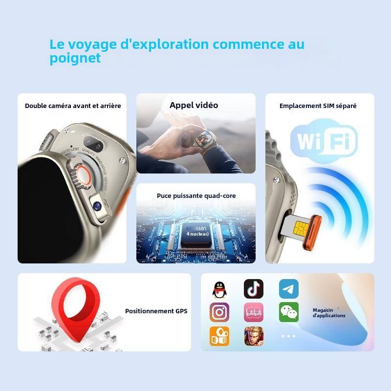 Montre intelligente avec Caméra et Puce Tout-en-un (Originale)