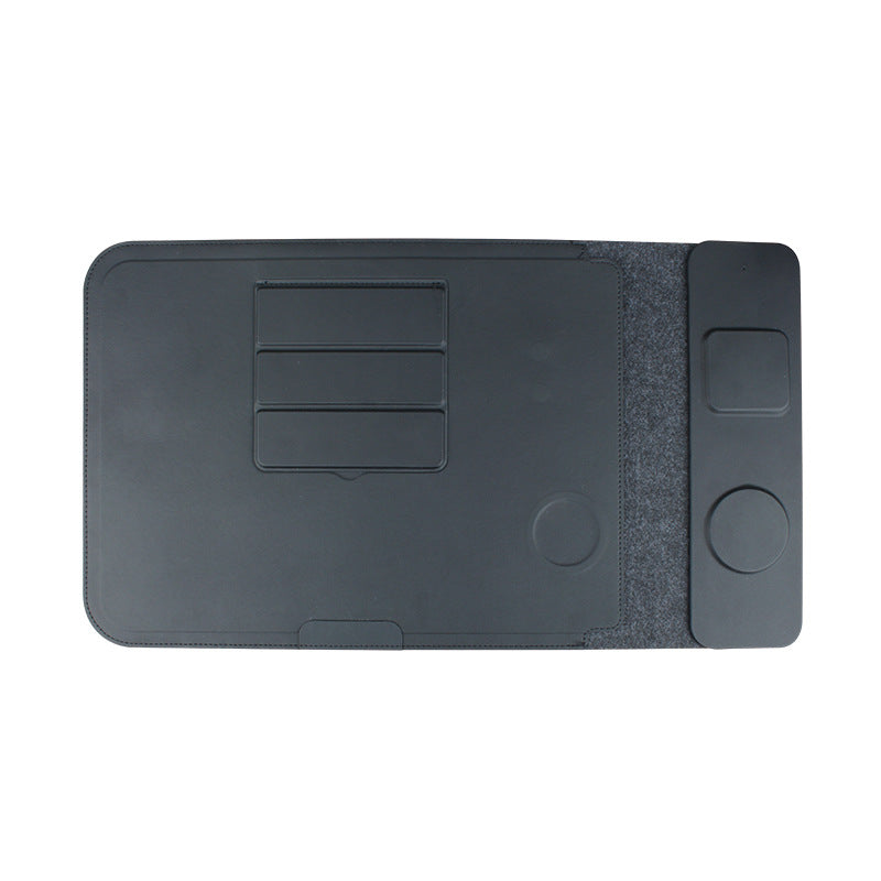 Housse de chargement sans fil 4 en 1 pour ordinateur portable (couleur Noir)