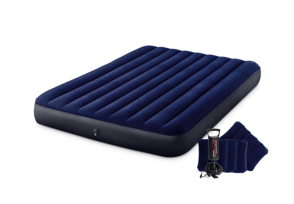 Matelas gonflable 2 places avec pompe. (PROMO 24h)