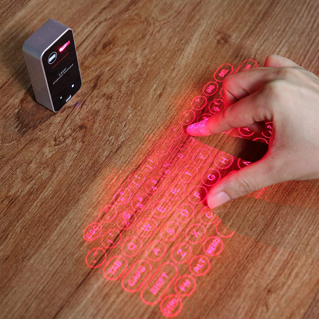 Clavier virtuel à projection laser sans fil