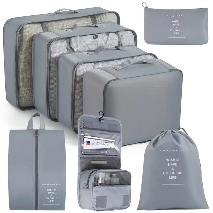 7 Pcs  de Sac Rangement pour Voyage