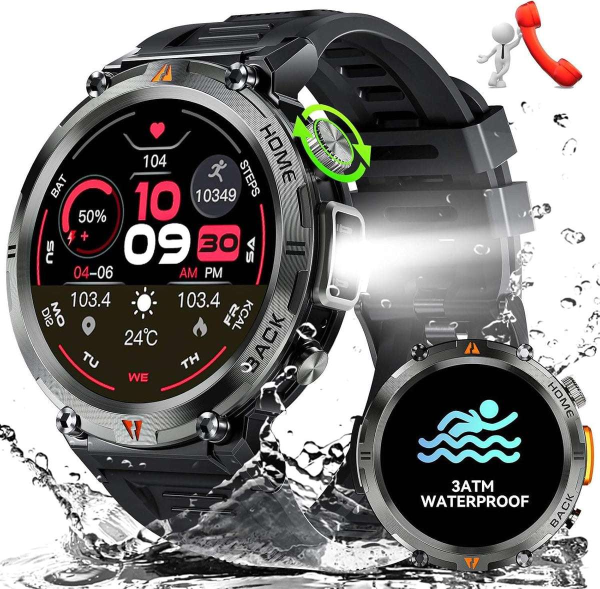Montre connectée EIGIIS KE3 pour hommes
