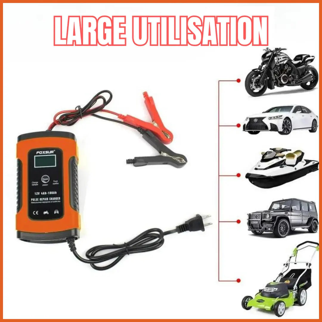 Chargeur de batterie de voiture 12V/24V