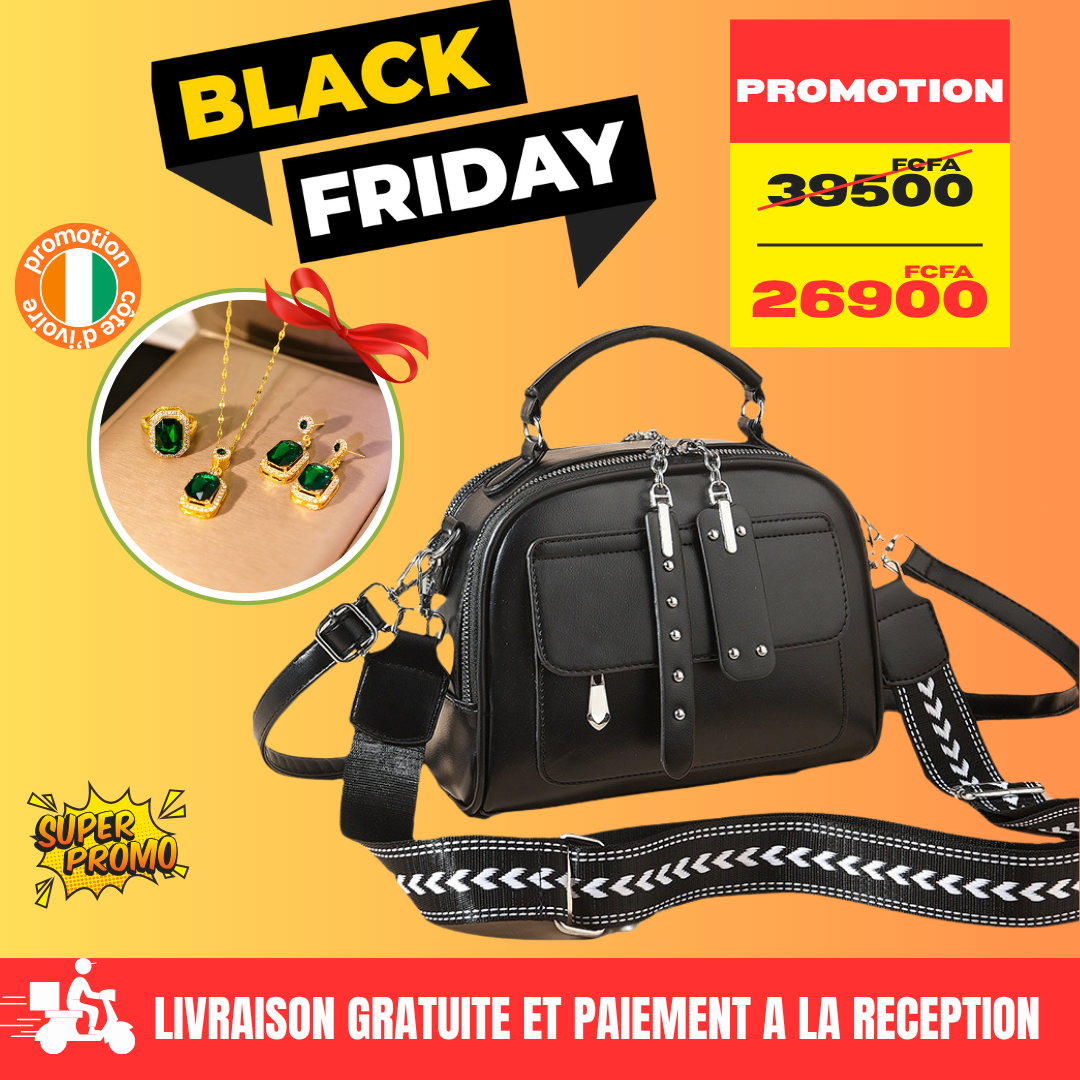 🔥BLACK FRIDAY🔥 un sac de luxe en cuir avec pack bijoux GRATUIT