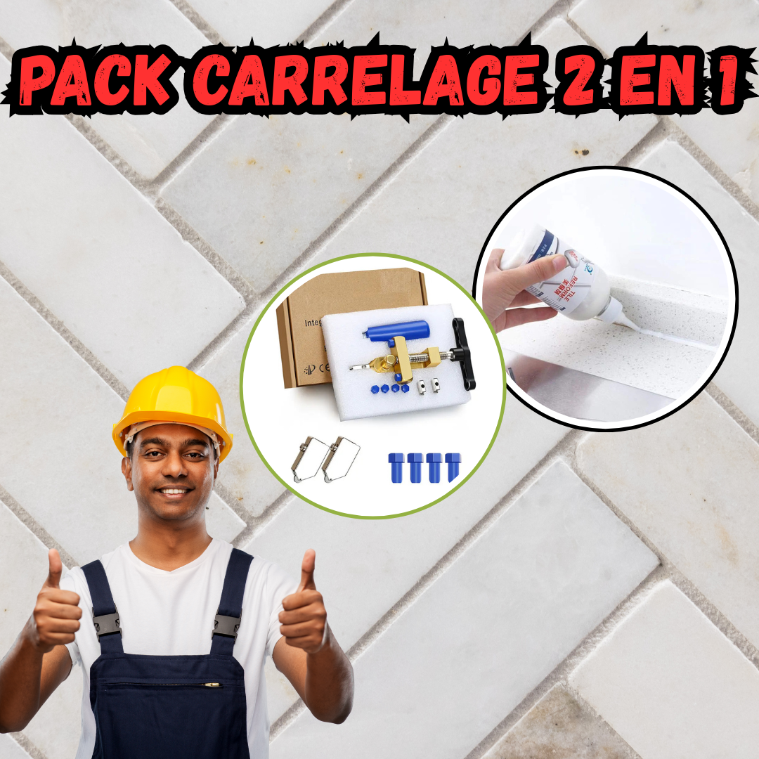 Pack Duo coupe (carrelage +revêtement pour carrelage)