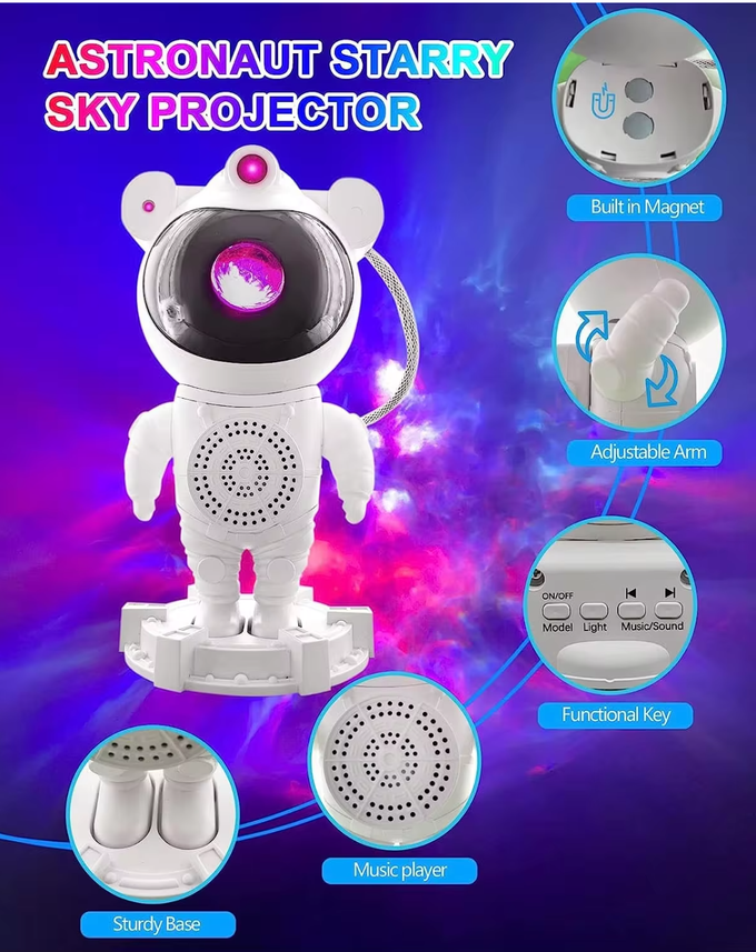 Projecteur Lumineux Astronaute