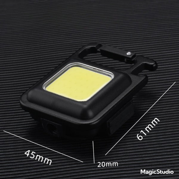 porte-clés avec lumière LED multifonctionnelle