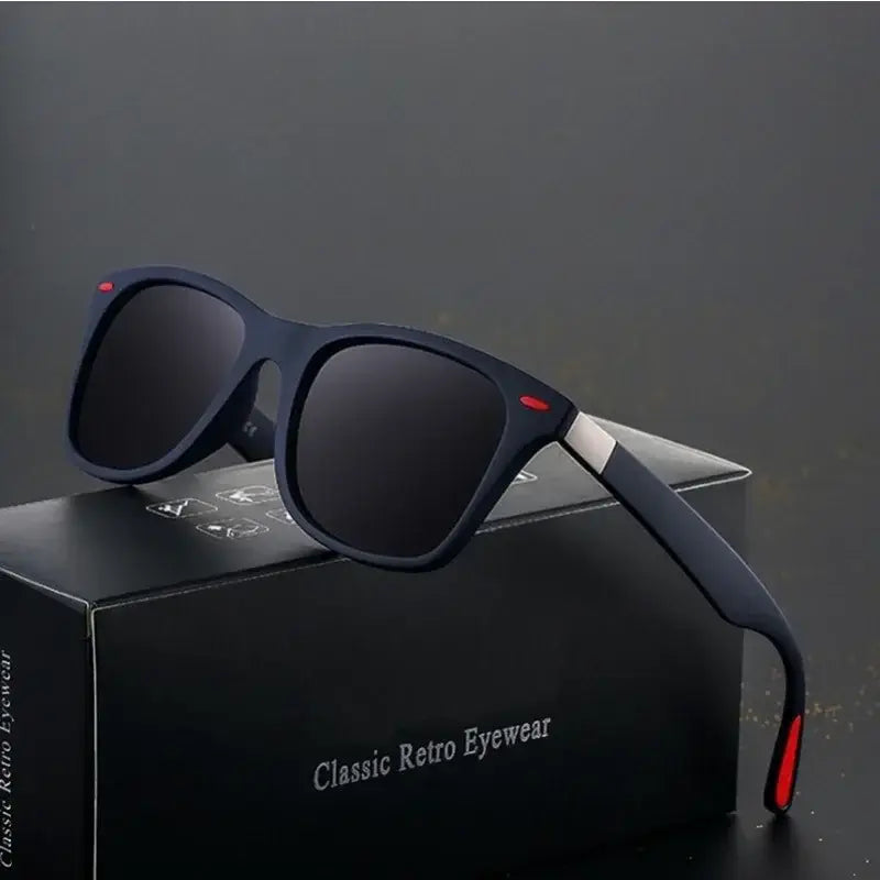 Lunettes de soleil polarisées carrées à la mode