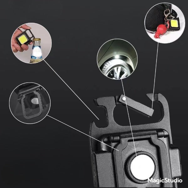Petite lampe de poche lampe de travail portative USB rechargeable