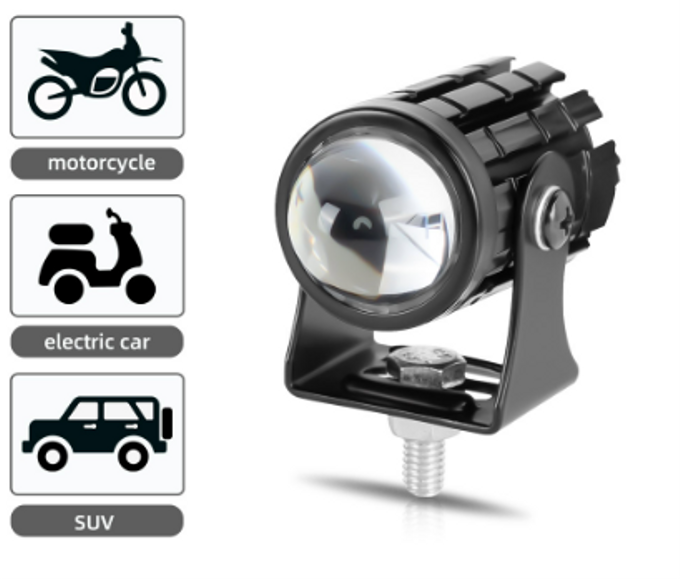 Pack de Deux Phares Puissants à LED pour Moto