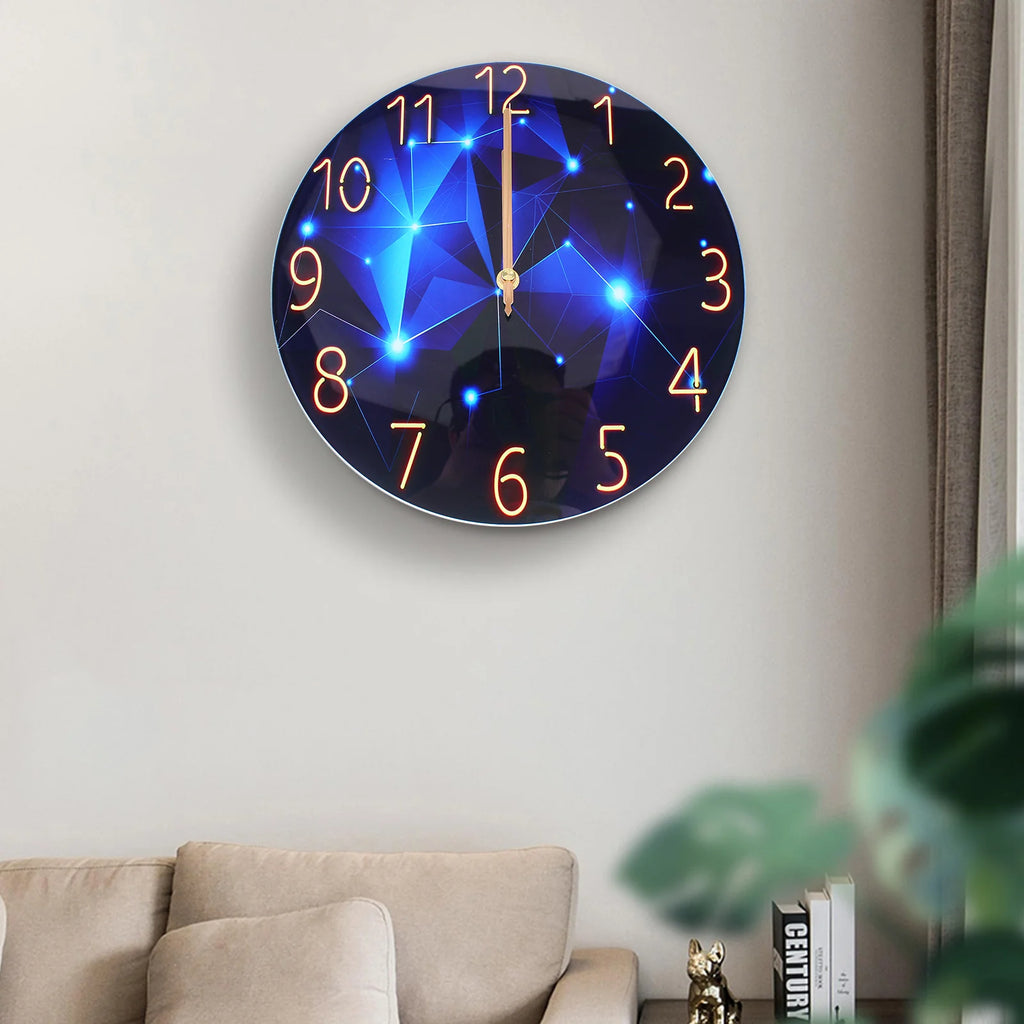 Horloge Murale Design en Verre Trempé