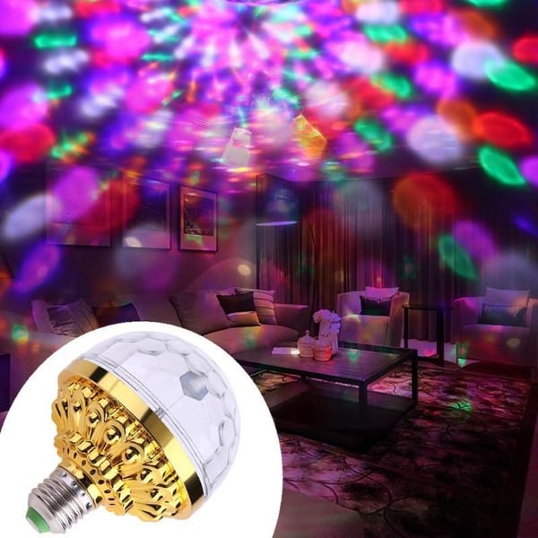 Projecteur boule disco rotative colorée