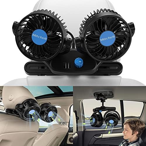 ventilateur de voiture à double refroidissement 360°