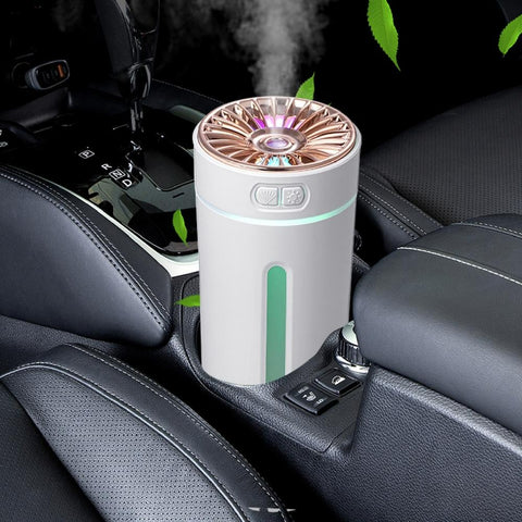 Humidificateur d’Air USB 2-en-1 Confort à la Maison et en Voiture