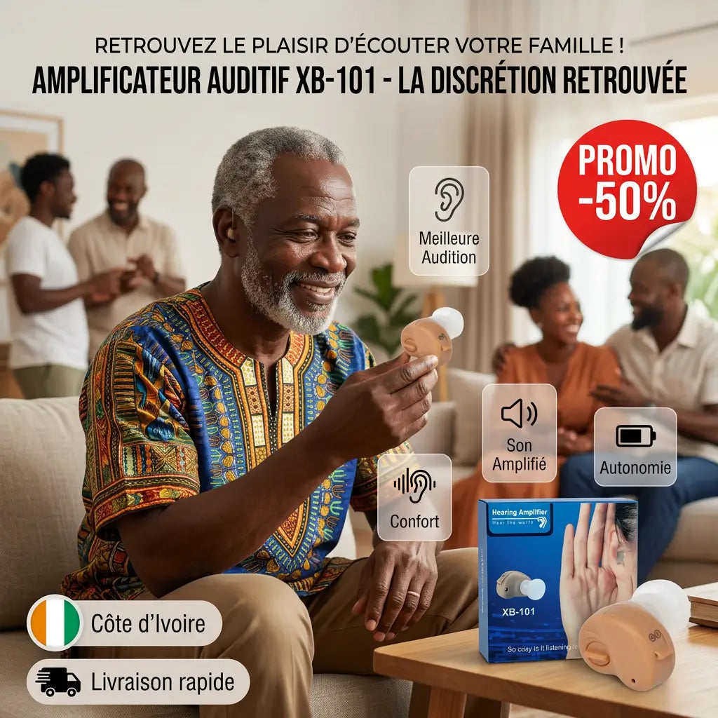 Amplificateur auditif intra-auriculaire